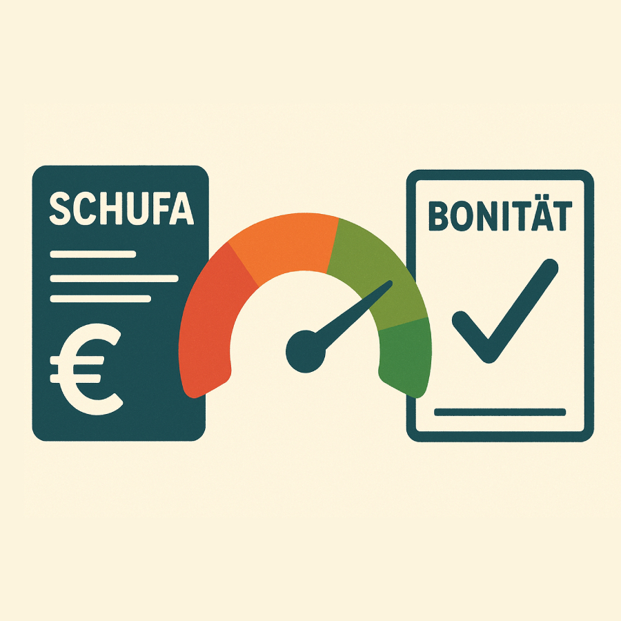 Öffnen Schufa und Bonität
